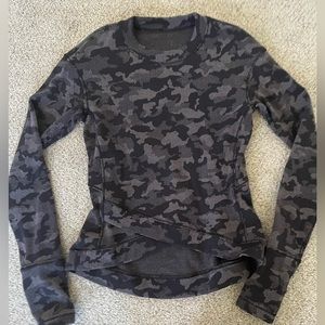 Camo Lululemon sweatshirt size 4